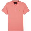 LYLE & SCOTT Men's Mod Pique Polo Shirt - Pink 