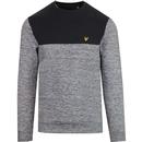 LYLE & SCOTT Retro Space Dye Sweatshirt TRUE BLACK