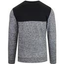 LYLE & SCOTT Retro Space Dye Sweatshirt TRUE BLACK