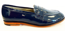 Holga LACEYS Retro Sixties Patent Mod Loafers (N)