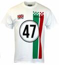 LAMBRETTA Racing Team Retro Mod T-Shirt