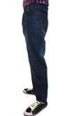 LAMBRETTA Mens Retro Shadow Wash SX Fit Mod Jeans