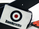 LAMBRETTA Mens Retro Mod Target Buckle Belt 