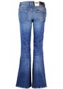 Annetta LEE Retro 70s Wide Flare Denim Jeans