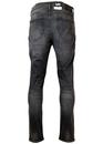 Arvin LEE Retro Grey Worn Regular Tapered Jeans