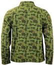 LEE Retro Indie Mod Camouflage Military Overshirt
