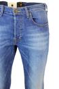 Daren LEE Retro Mod Regular Slim Denim Jeans (AB)