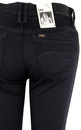 Annetta LEE Retro 70s Wide Flare Black Denim Jeans