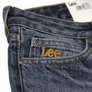 Elly LEE High Waist Slim Straight Denim Jeans (RW)
