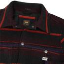 Loco LEE Men's Retro Western Stripe Wool Overshirt