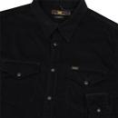 LEE Retro 70s Corduroy Western Shirt (Pitch Black)