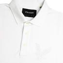 LYLE & SCOTT Casuals Retro Logo Polo Shirt WHITE