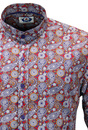 Indra MADCAP ENGLAND 60s Mod Paisley Grandad Shirt