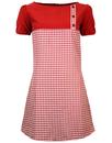 Lucy in the Sky MADCAP ENGLAND Mod Gingham Dress R