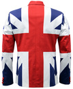 MADCAP ENGLAND Townshend Retro Mod Union Jack Blazer Jacket