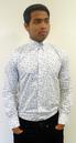 'Byron' MADCAP Retro Mod Tab Collar Floral Shirt