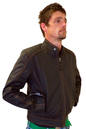 Hopper Retro Indie Leather Racer Jacket by MADCAP