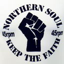 'Keep the Faith' Retro Mod Northern Soul T-Shirt W