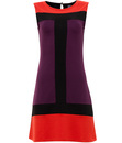 Carly MADEMOISELLE YEYE 60s Mod Colour Block Dress