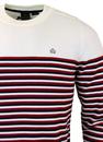 Keeler MERC Retro Mod Breton Stripe Knitted Jumper