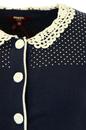 Kastel MERC Retro Vintage Lace Knitted Cardigan