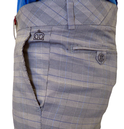 Baldwin MERC Mens Retro 60s Mod Check Trousers