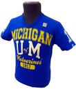 Michigan NCAA Collegiate Vintage V-Neck Tee B