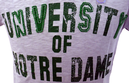 Notre Dame NCAA Collegiate Vintage V-Neck Tee G