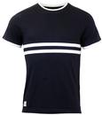 NATIVE YOUTH Retro Indie Twin Stripe Jersey Tee