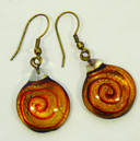 + NOMADS ORIGINALS Retro Sixties Spiral Earrings A