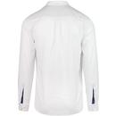 Collarless ORIGINAL PENGUIN Oxford Mod Shirt white
