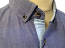 ORIGINAL PENGUIN Mens Oxford Chambray Retro Shirt