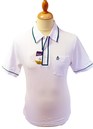 ORIGINAL PENGUIN Earl Mens Retro Mod Polo Shirt WG