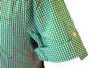 Green Gingham ORIGINAL PENGUIN Retro Mod Shirt