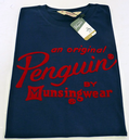 ORIGINAL PENGUIN Retro Script Logo Mod T-shirt (D)