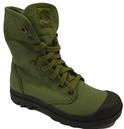 Baggy Retro Womens Boots by PALLADIUM (Army Green)