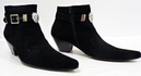 Pavel PAOLO VANDINI Mod Lion Chelsea Boots SUEDE