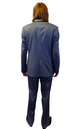 PETER WERTH Mens Mod Suit with Retro Piping Trim