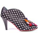 Madly In Love POETIC LICENCE Glitter Shoes BLACK