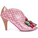Madly In Love POETIC LICENCE Glitter Shoes PINK