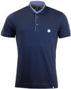 Carver PRETTY GREEN Ditsy Floral Penny Collar Polo