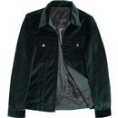 PRETTY GREEN Sixties Velvet Zip Through Jacket (G)
