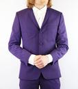Tailored by Madcap Mod Mohair Suit Jacket (Plum)