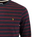 Radway Farah Retro 60s Mod Stripe T-Shirt (B)