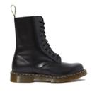 dr martens 1490 leather high boots black smooth