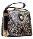 Champagne Daisy PEACH Retro 60's Box Handbag