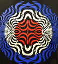 Psychedelic Target STOMP Mens Retro Mod T-Shirt