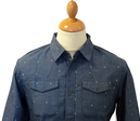 Jackson SUPREMEBEING 70s Crosshair Chambray Shirt