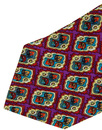 TOOTAL 1960s Mod Floral Diamond Print Silk Cravat