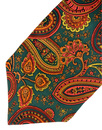 TOOTAL Sixties Mod Floral Paisley Silk Cravat